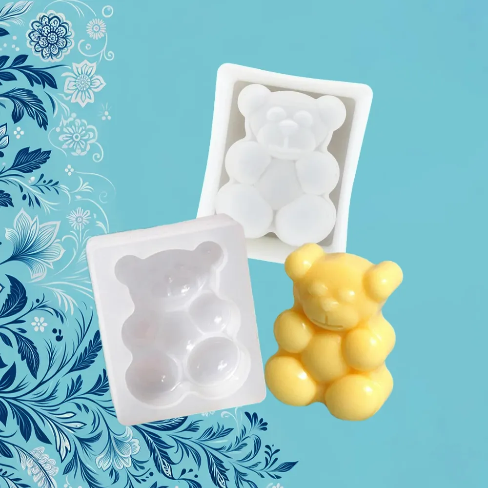 Mini Teddy Bear Silicone Mold | Candle Fragrance Supply