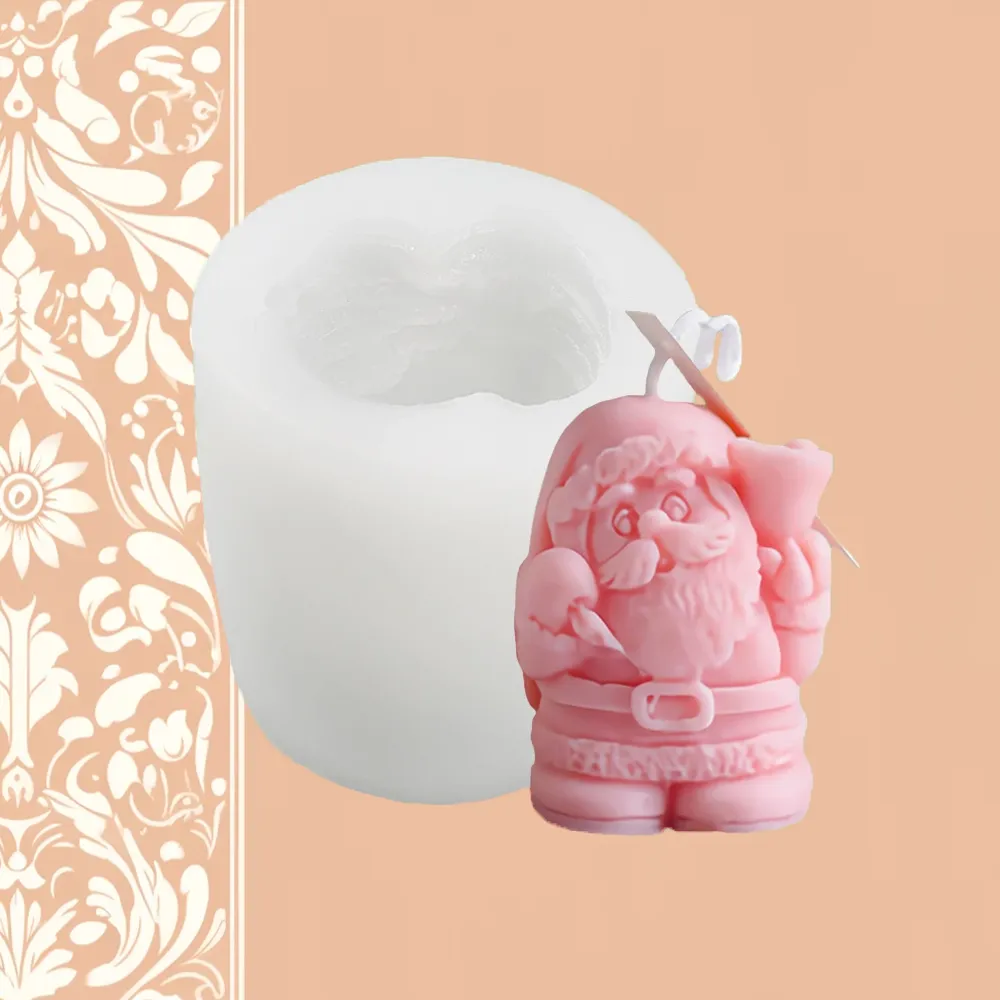 Santa Claus Silicone Mold | Candle Fragrance Supply