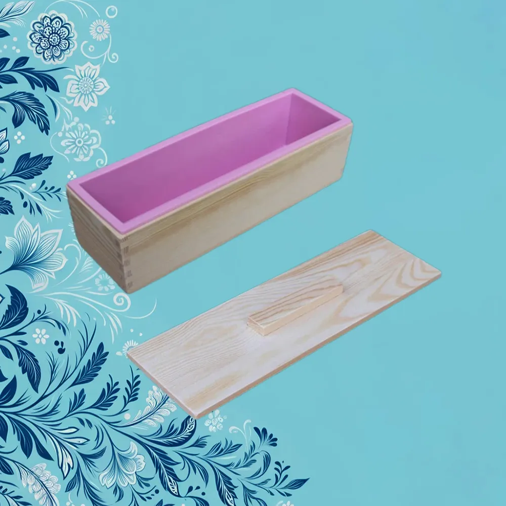 Silicone Soap Mold & wooden Box | Candle Fragrance Supply