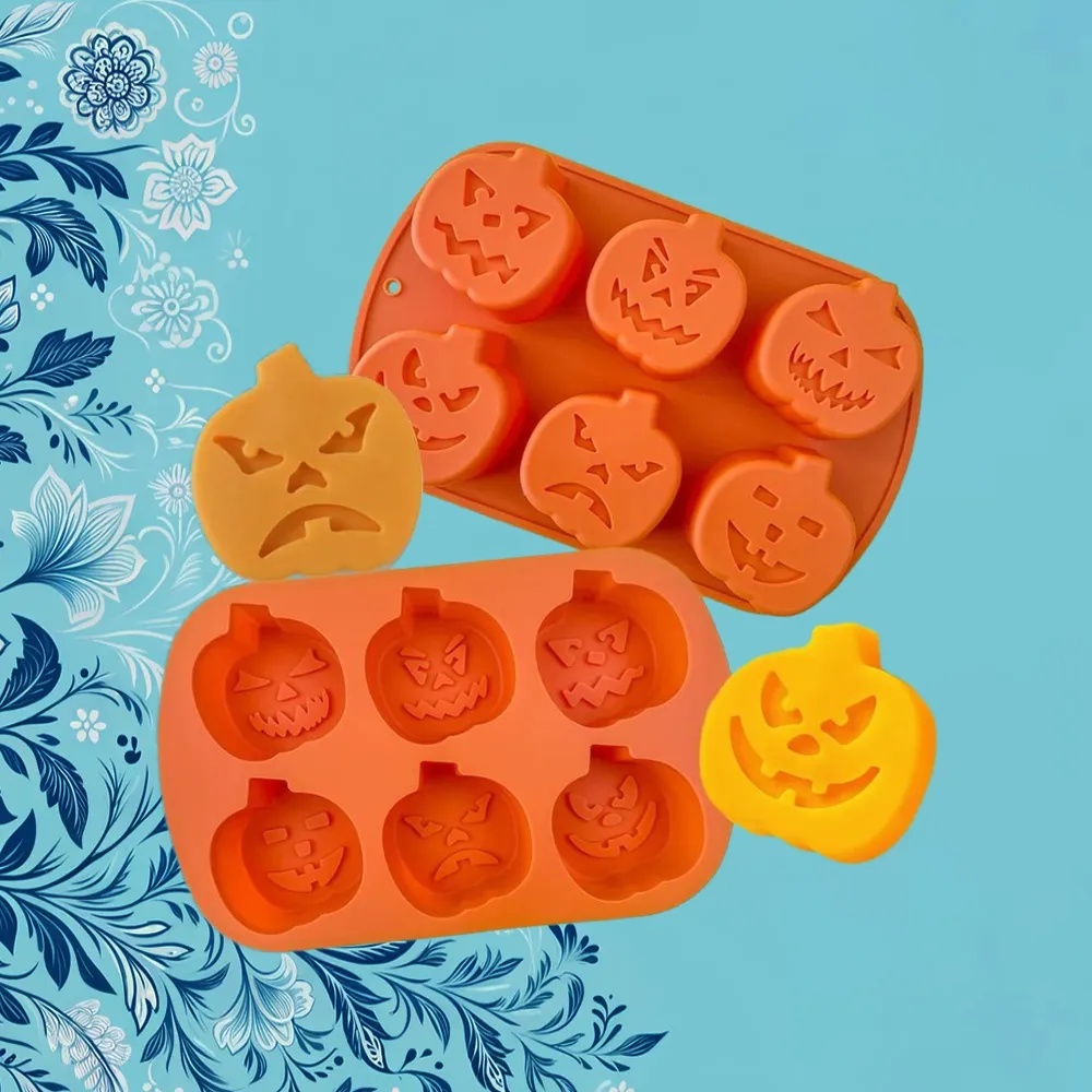Terrifying Pumpkins Silicone Mold | Candle Fragrance Supply
