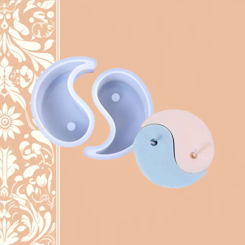 Yin-Yang Silicone Mold | Candle Fragrance Supply